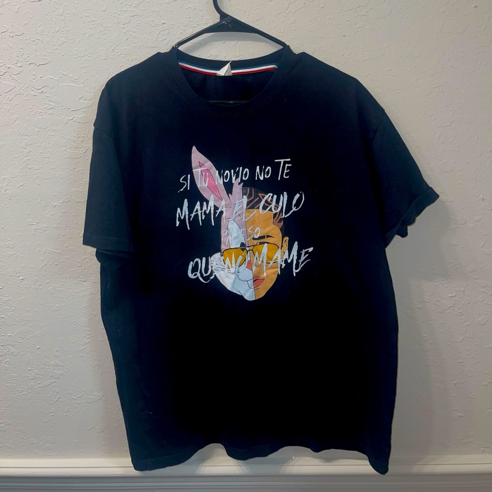 Bad bunny shirt.
